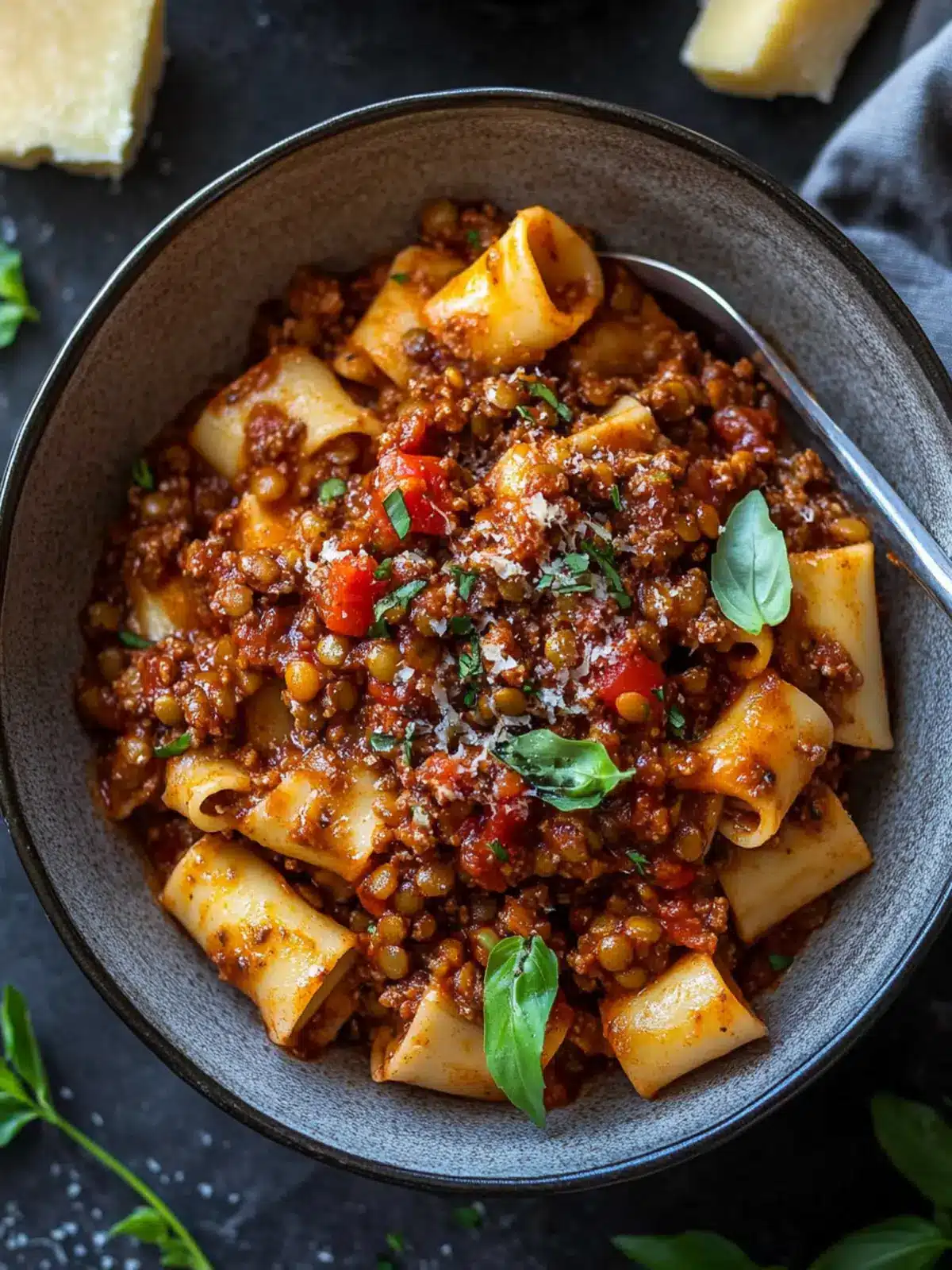 Mouthwatering Lentil Bolognese for Hearty Comfort Food 2 Lentil Bolognese