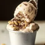 Graham and Milk Chocolate Ice Cream