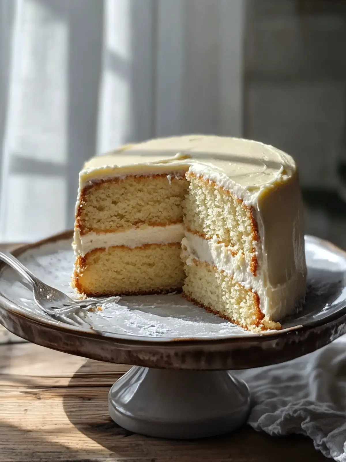 Brown Butter Vanilla Cake