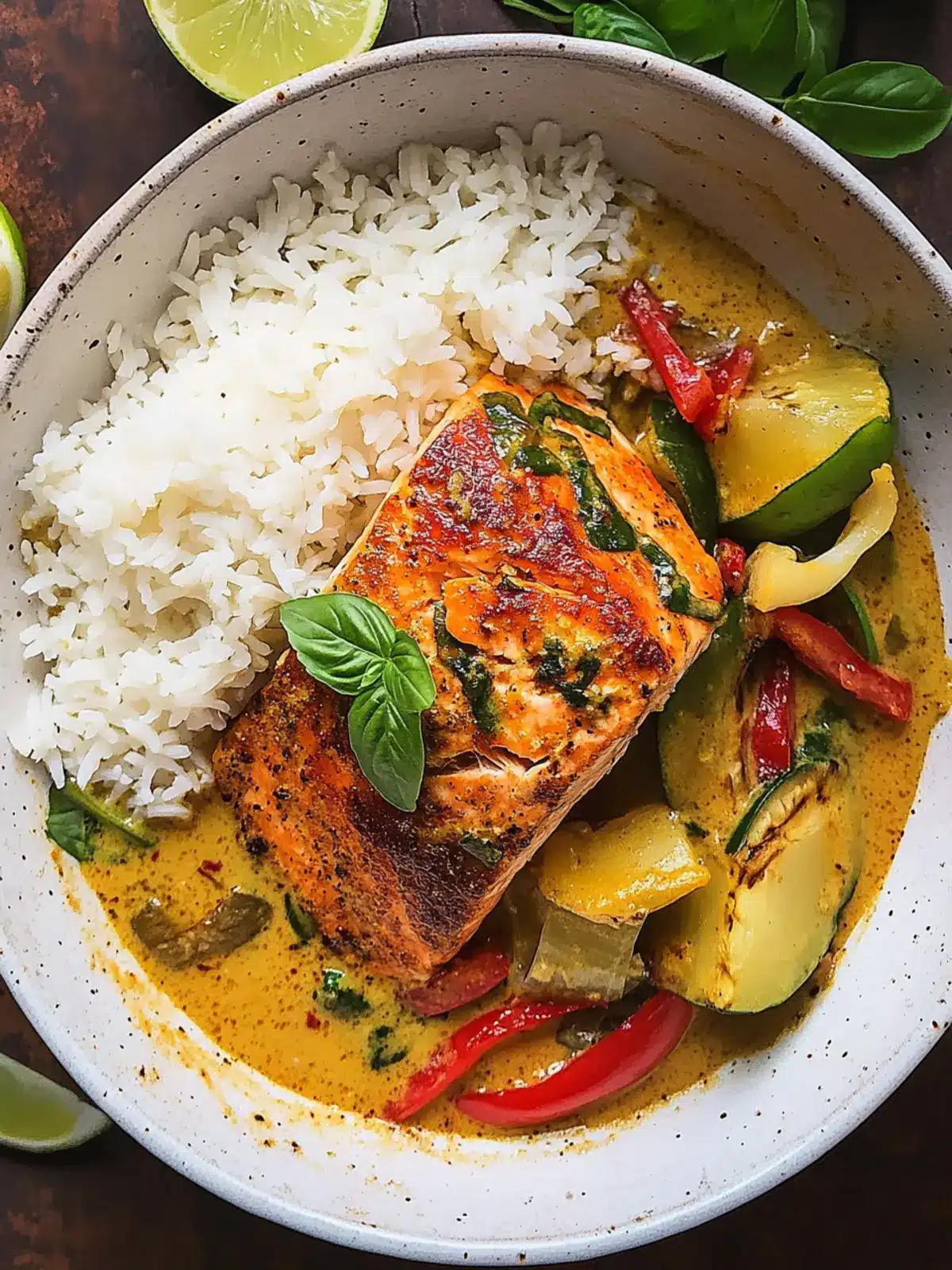 Caribbean-Style Coconut Curry Salmon