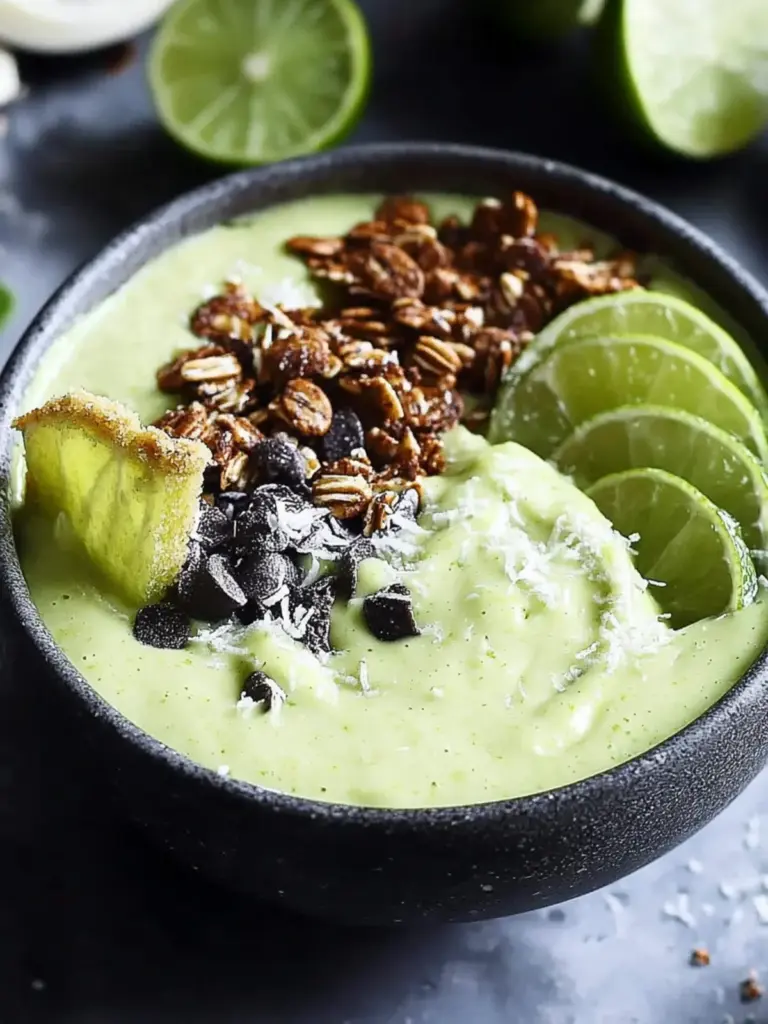 Key Lime Pie Smoothie Bowl