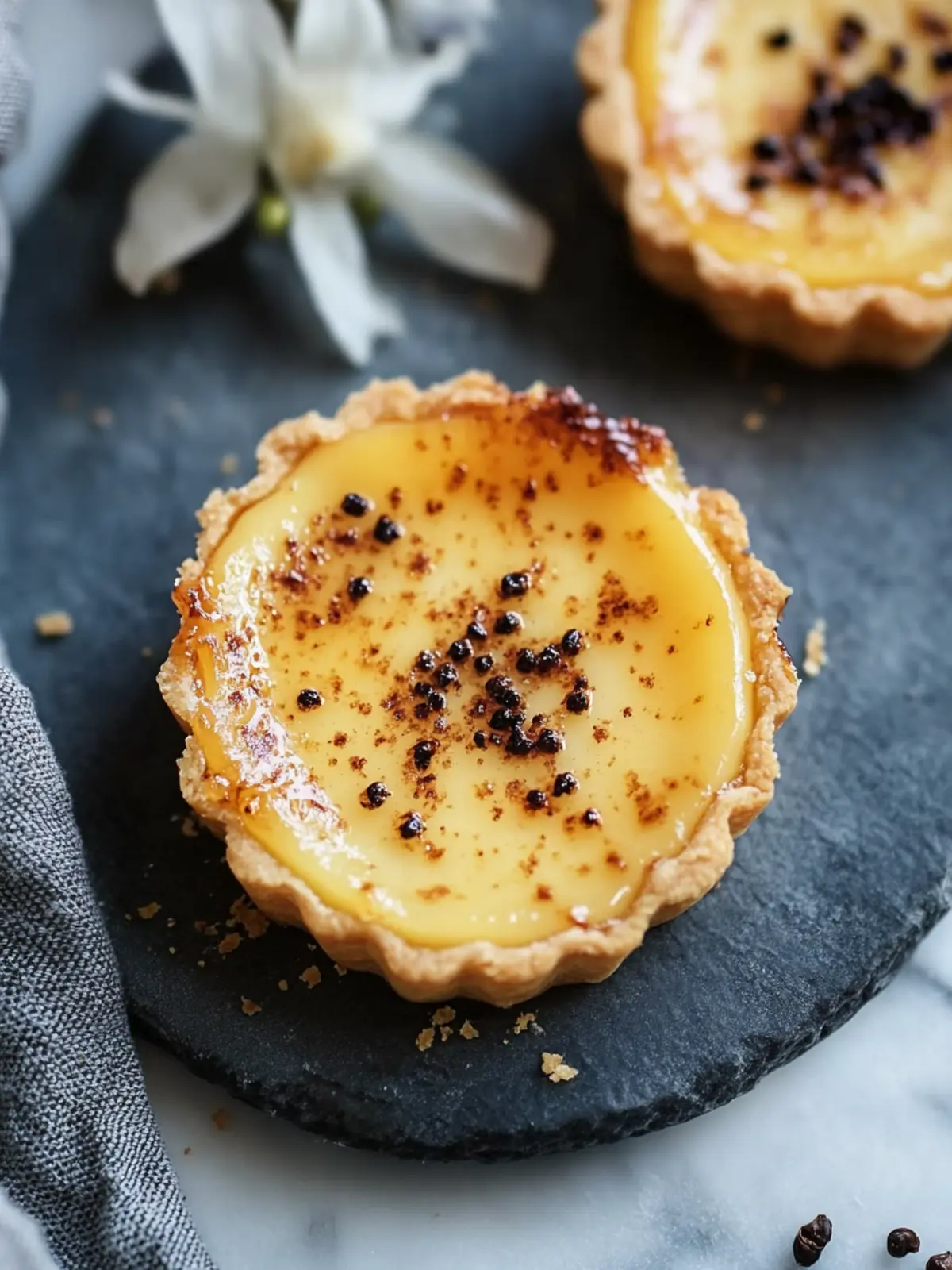 Chai Brulee Tartlets