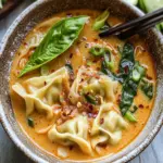 Savor the Flavor: Thai Red Curry Wonton Soup Recipe 6 Thai Red Curry Wonton Soup