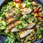 Crunchy Quinoa & Chicken Salad