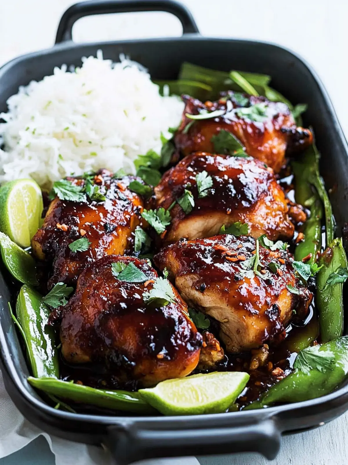 Sticky Roasted Thai Chicken