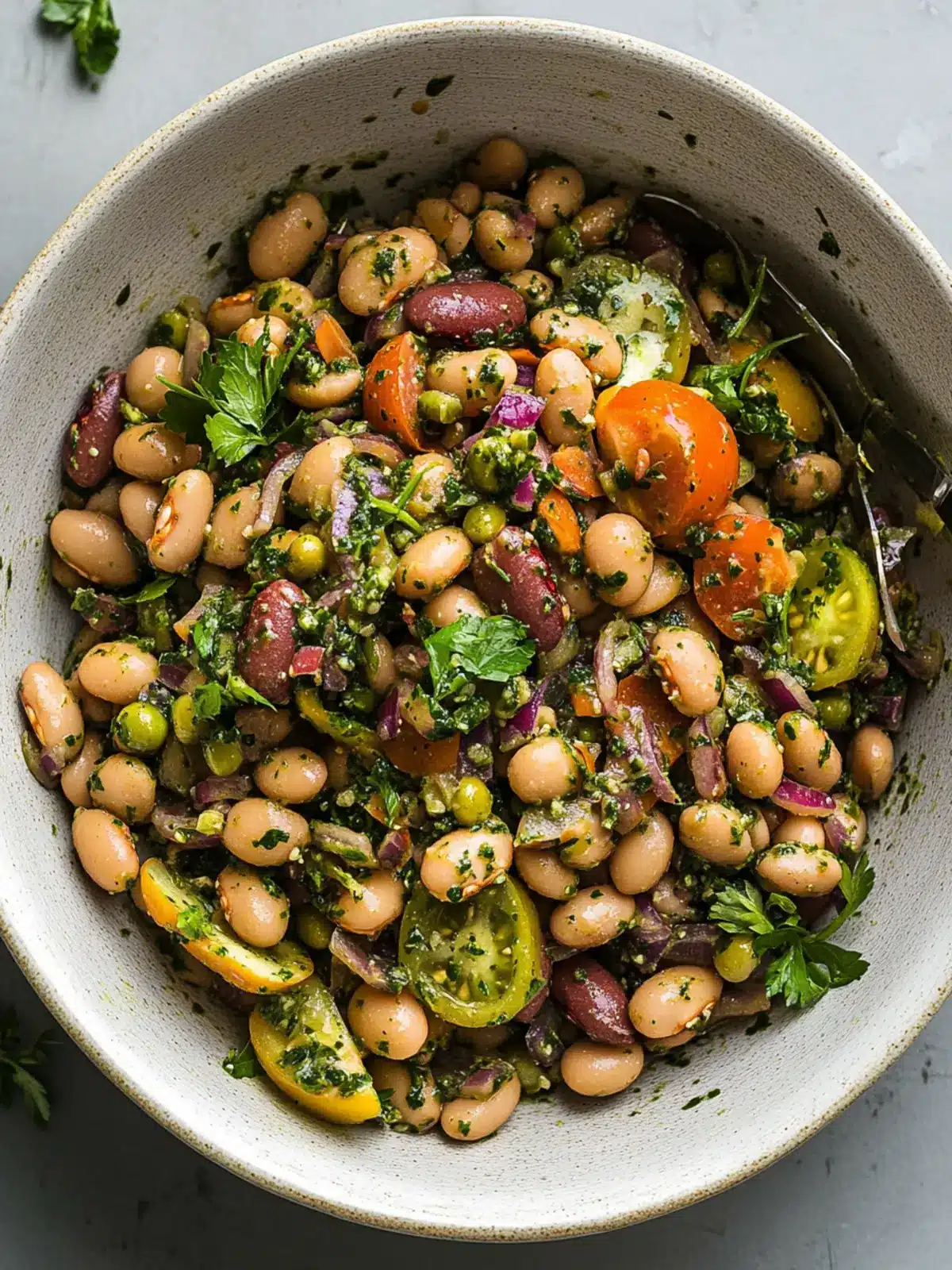 Marinated Za'atar Bean Salad