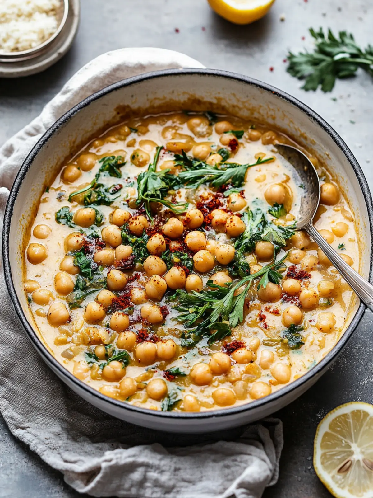 Lemon Chickpea Stew