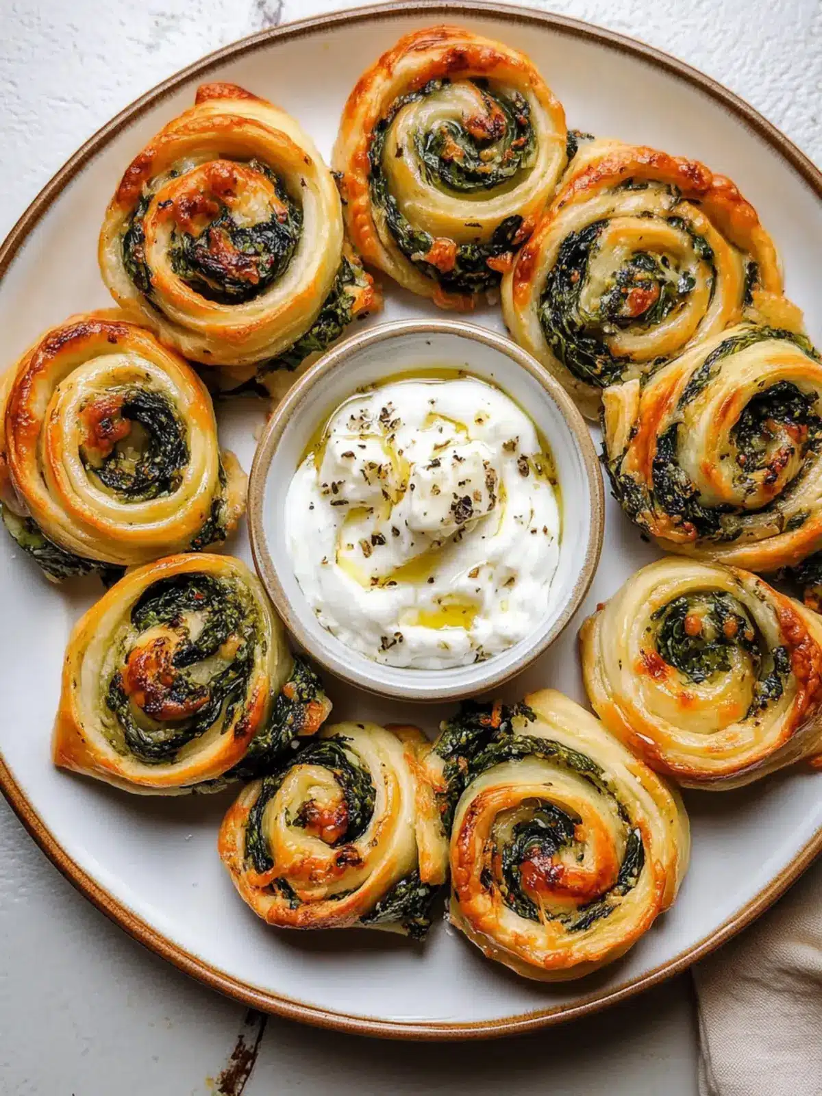 Savory Spinach and Feta Pinwheels for Your Next Gathering 2 Spinach and Feta Pinwheels