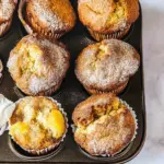 Moist Banana Cinnamon Muffins with Sour Cream