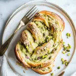 White Chocolate Pistachio Babka