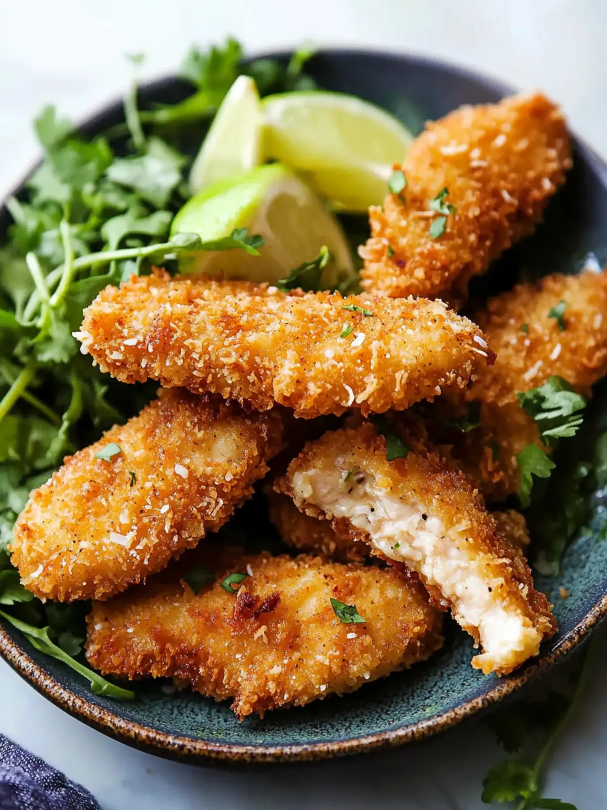 Crispy Coconut Chicken Tenders