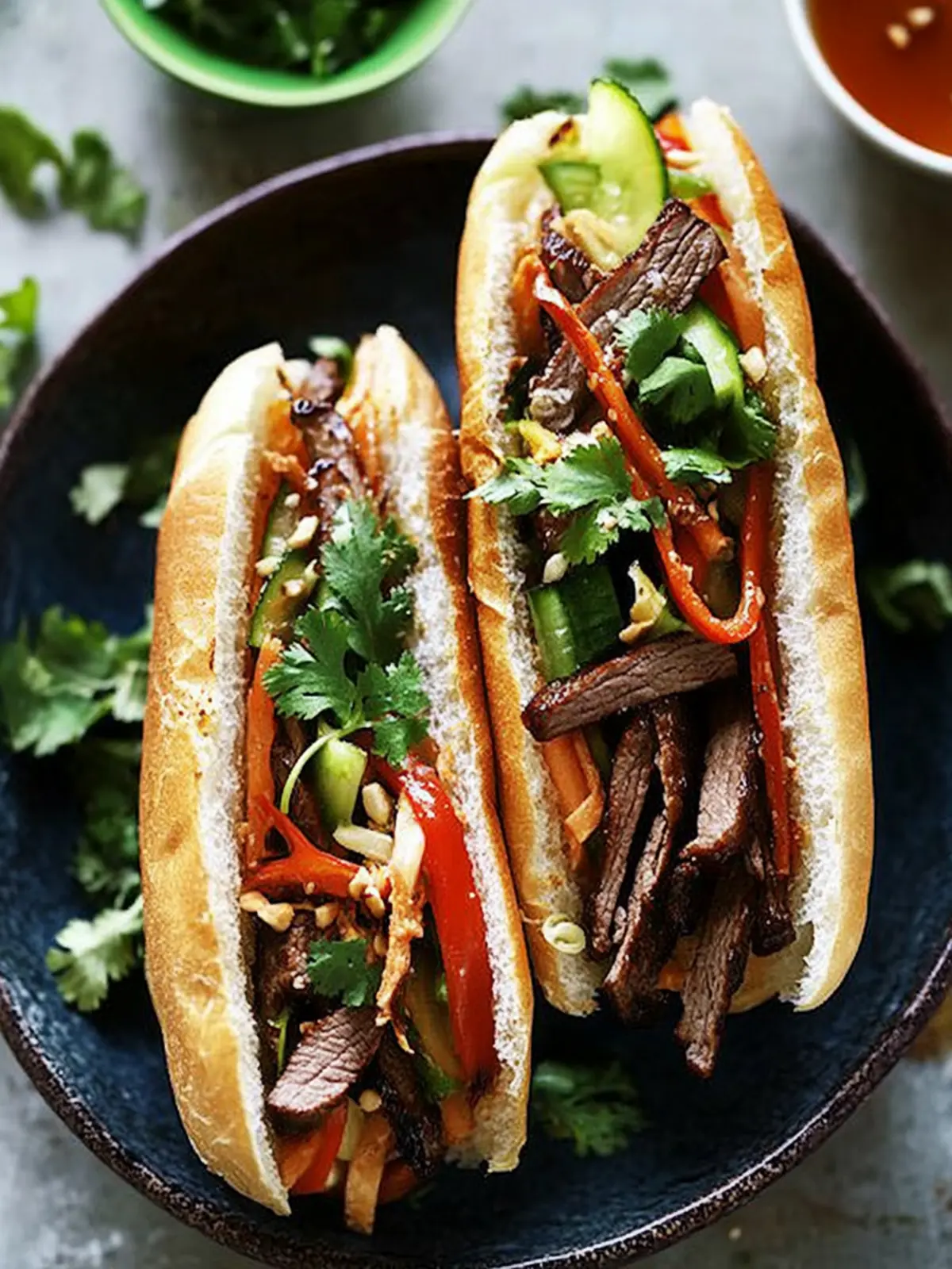 Grilled Beef Banh Mi