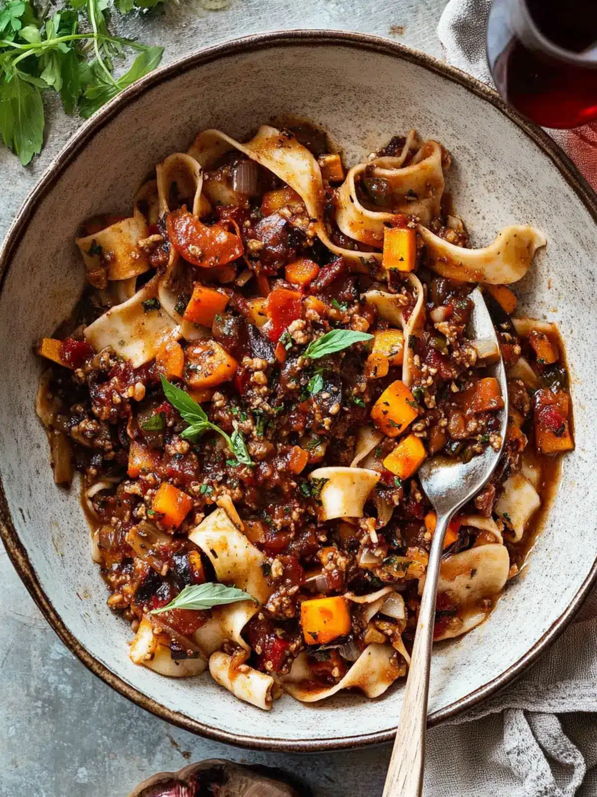 Charred Vegetable Ragù: A Flavor Packed Pasta Delight 5 Charred Vegetable Ragù