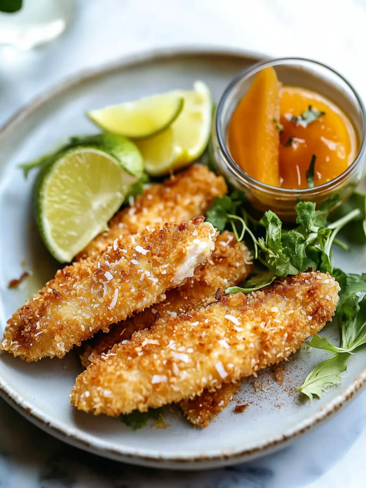 Crispy Coconut Chicken Tenders