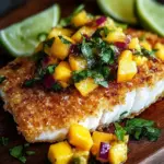 Coconut Crusted Fish With Mango Salsa