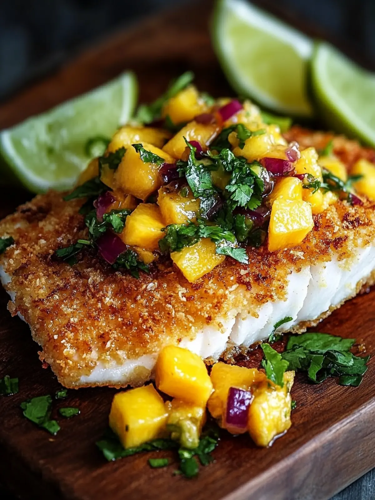 Coconut Crusted Fish with Mango Salsa for Tropical Bliss 5 Coconut Crusted Fish With Mango Salsa