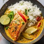Caribbean-Style Coconut Curry Salmon
