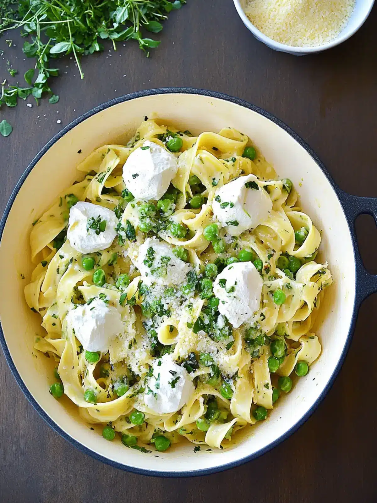 Spring Pea and Garden Herb Fettuccine for Fresh Flavor Lovers 3 Spring Pea and Garden Herb Fettuccine