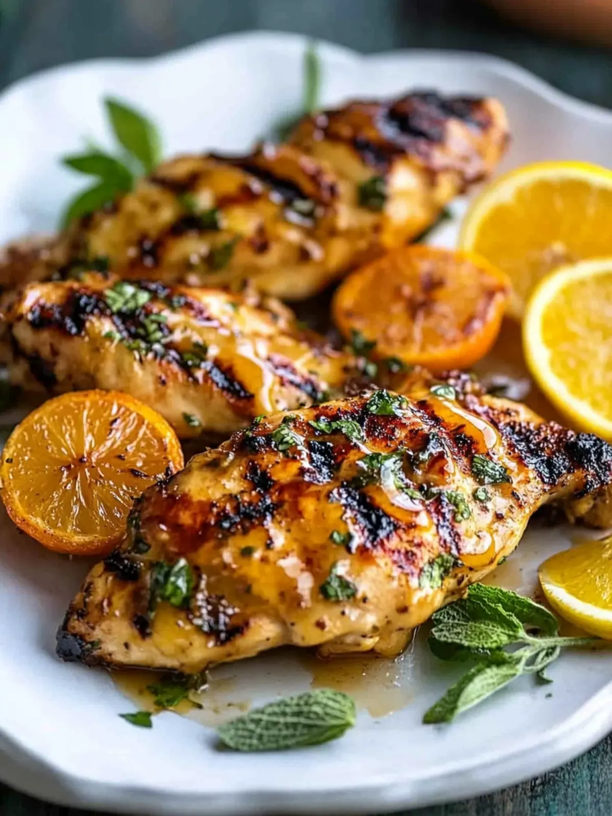 Grilled Citrus Chicken with Glaze