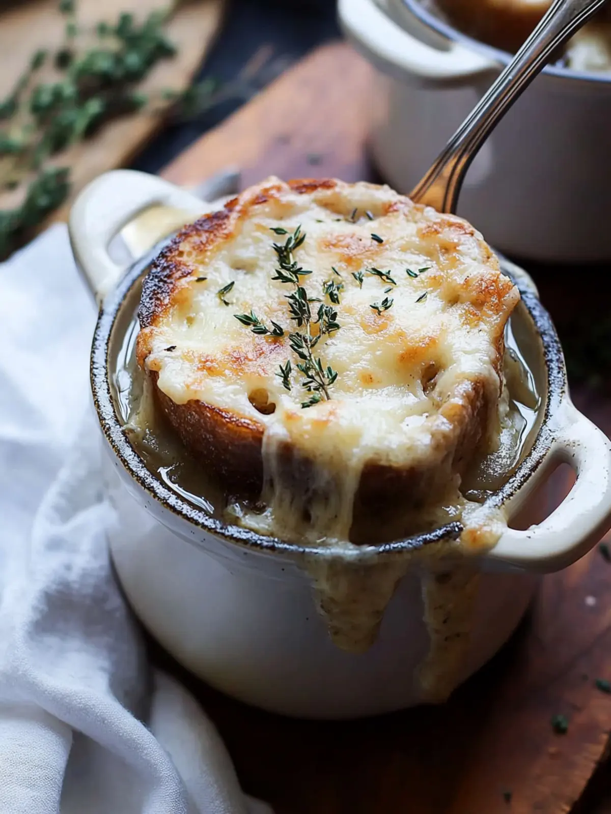 Savory Crockpot French Onion Soup with Cheesy Toast Delight 4 Crockpot French Onion Soup with Cheesy French Toast