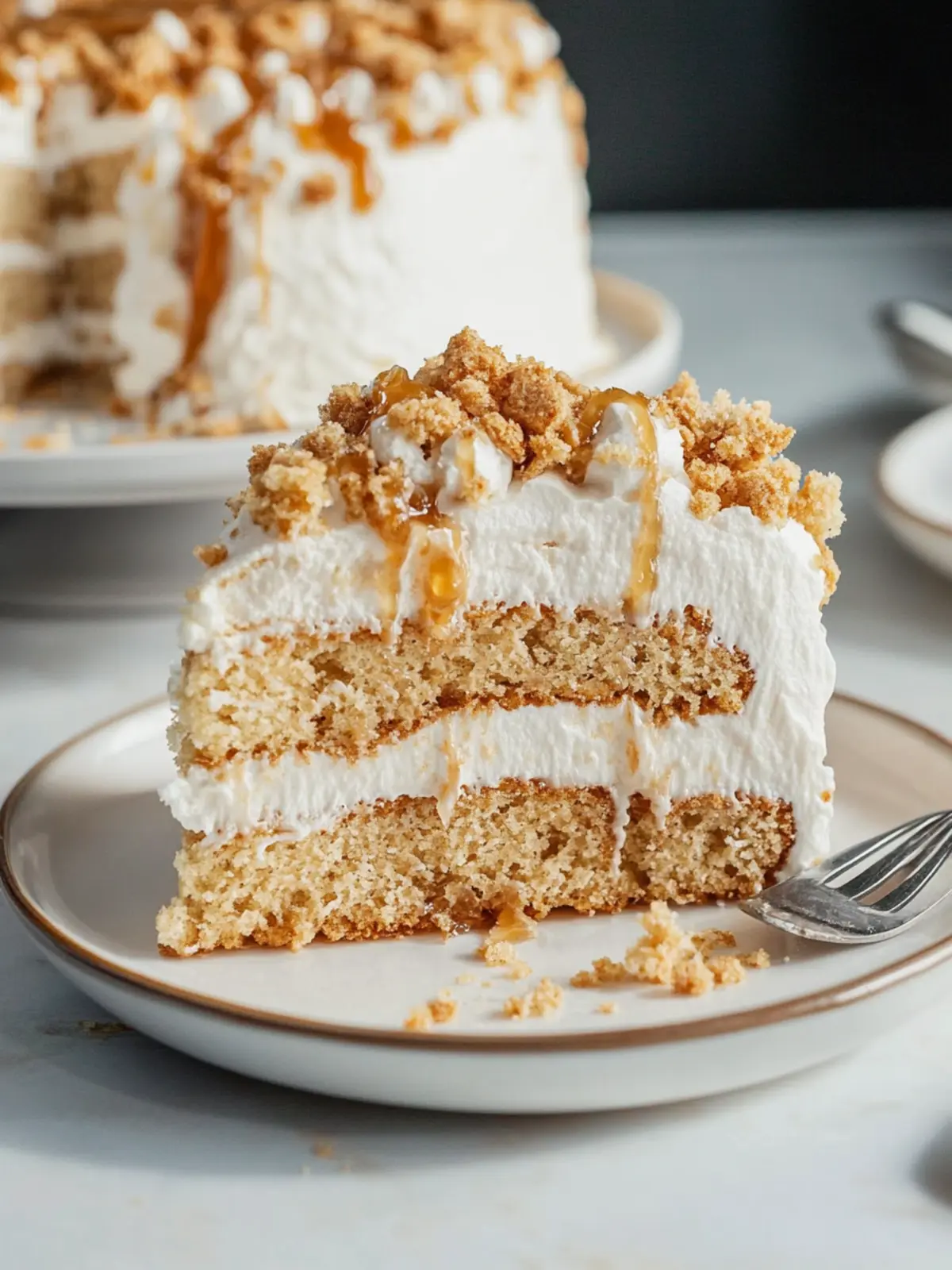 Caramel Crunch Cake