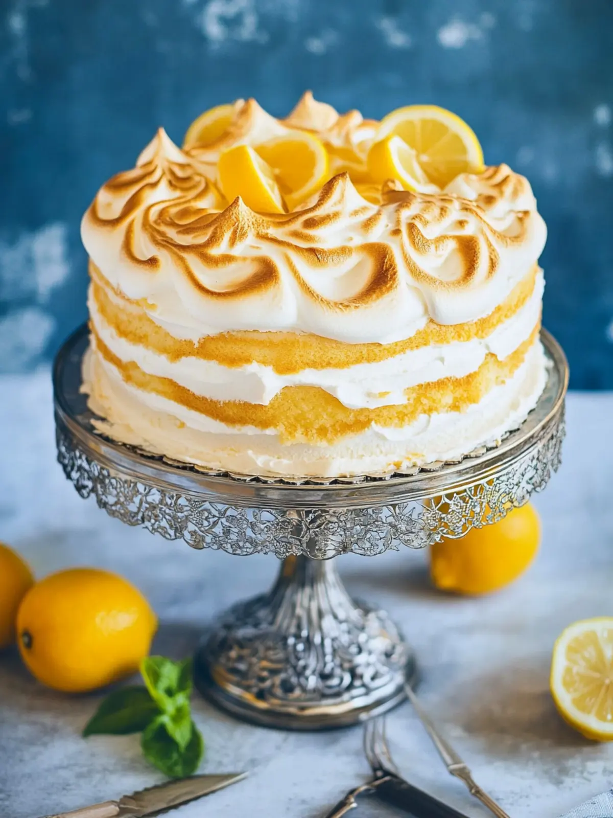 Lemon Meringue Cake