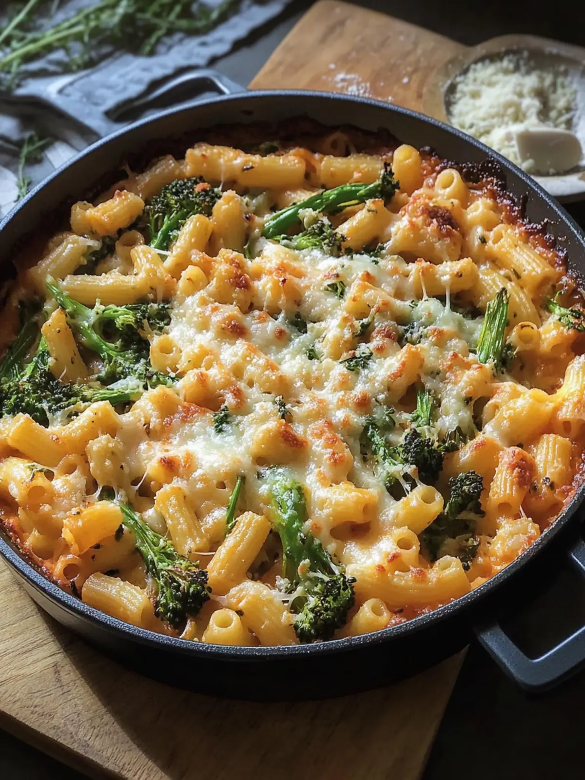 Pasta Bake with Broccolini and White Beans