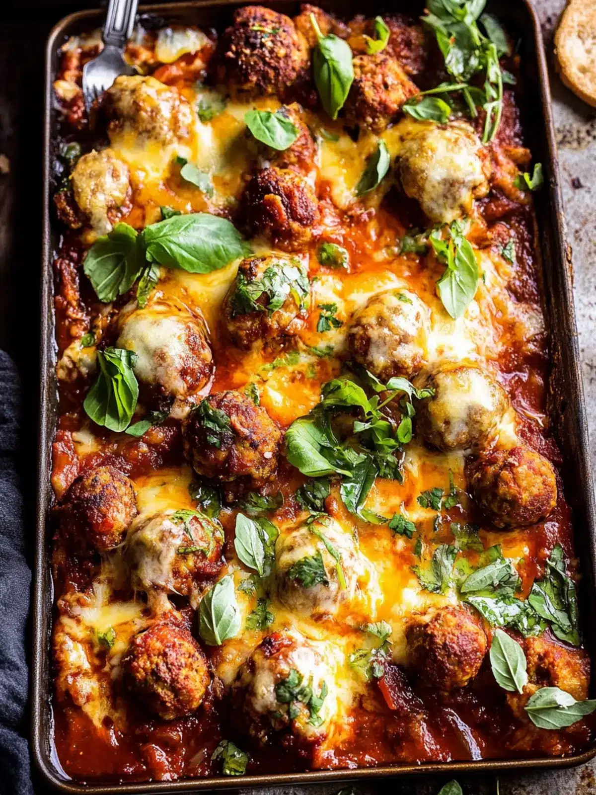Sheet Pan Chili Cheese Meatballs for Easy Dinner Fun 3 Sheet Pan Chili Cheese Meatballs