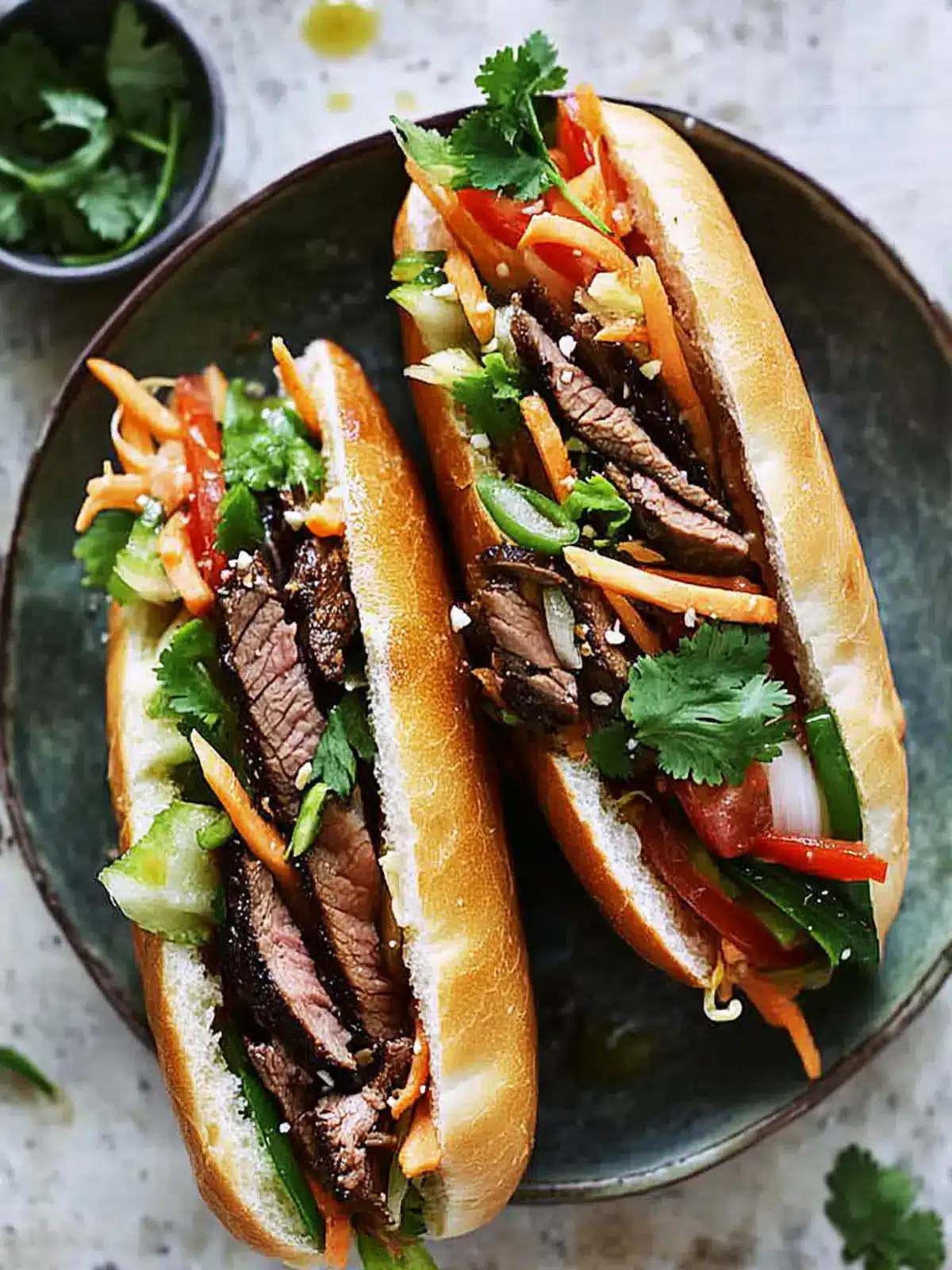 Grilled Beef Banh Mi