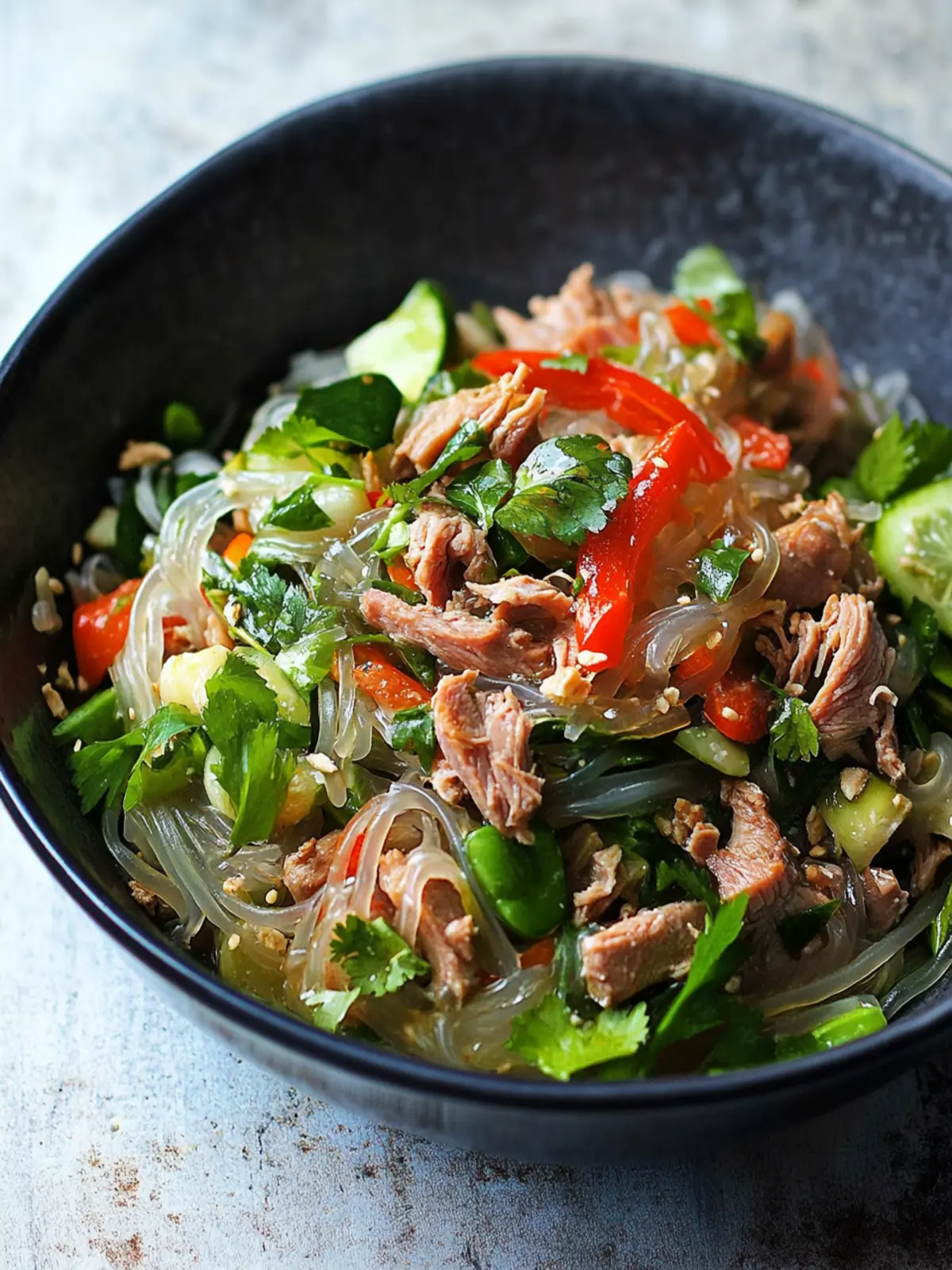 Thai Pork Salad with Cellophane Noodles