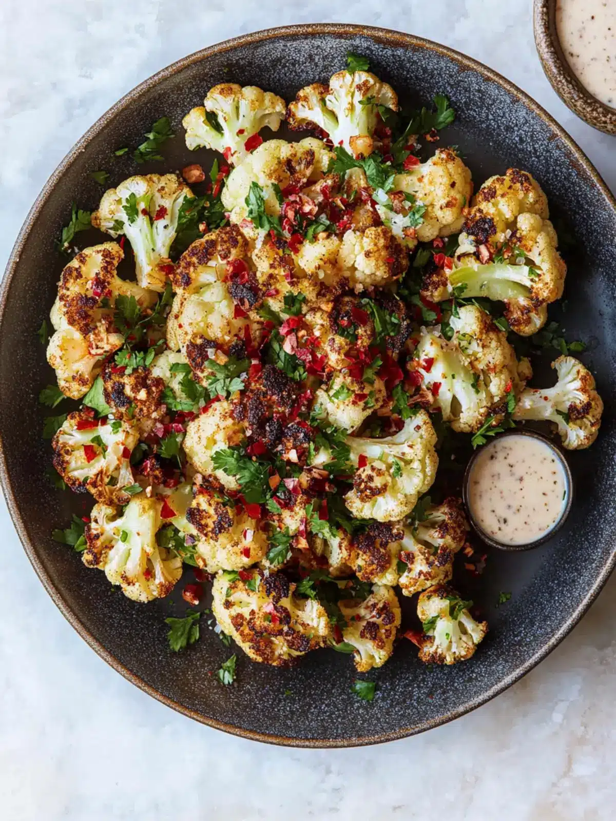 Sumac Cauliflower With Tahini