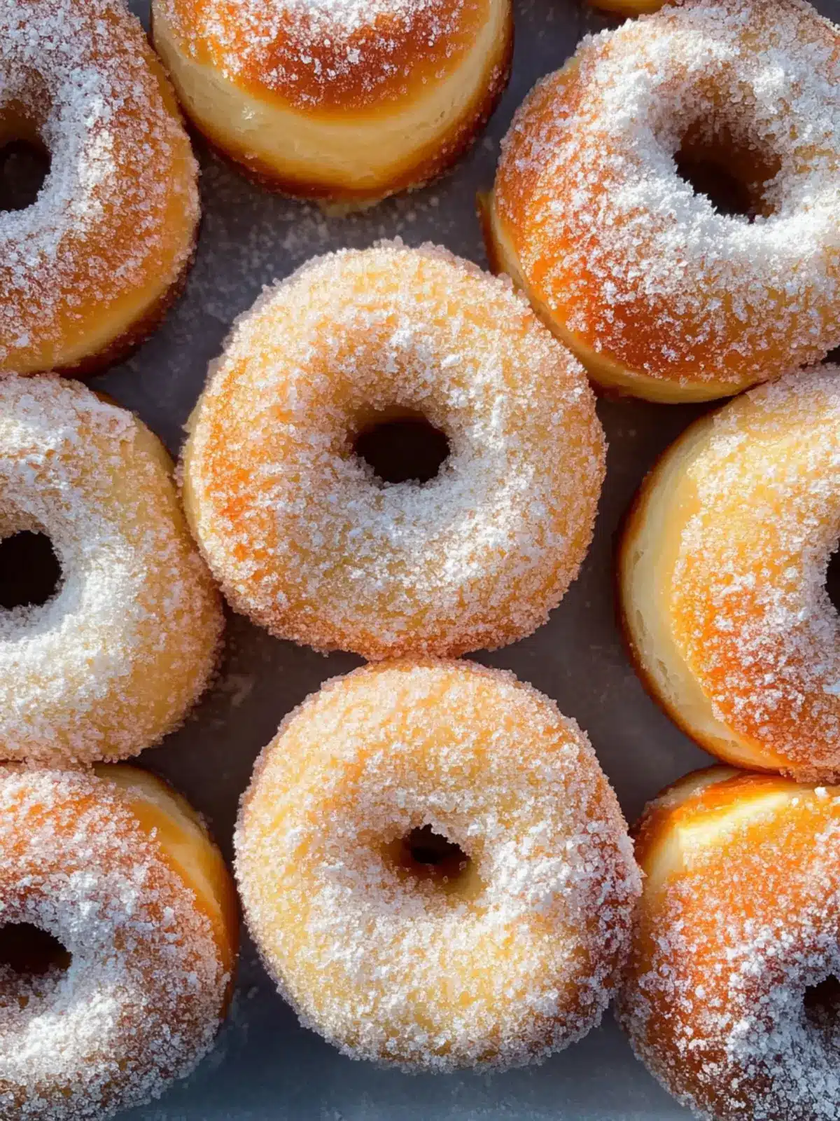 Vanilla Shortbread Brioche Doughnuts