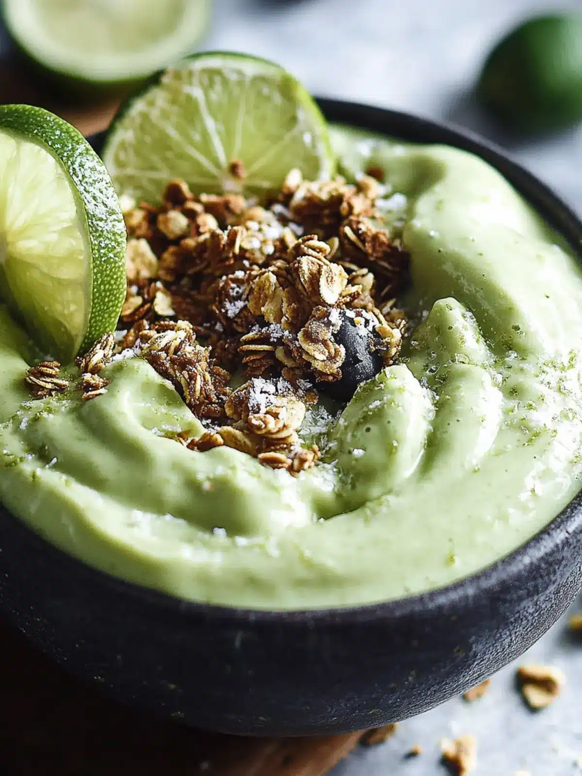 Key Lime Pie Smoothie Bowl