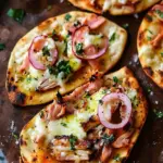 Mini Cuban Naan Pizzas