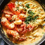 Creamy Spicy Lobster Pasta
