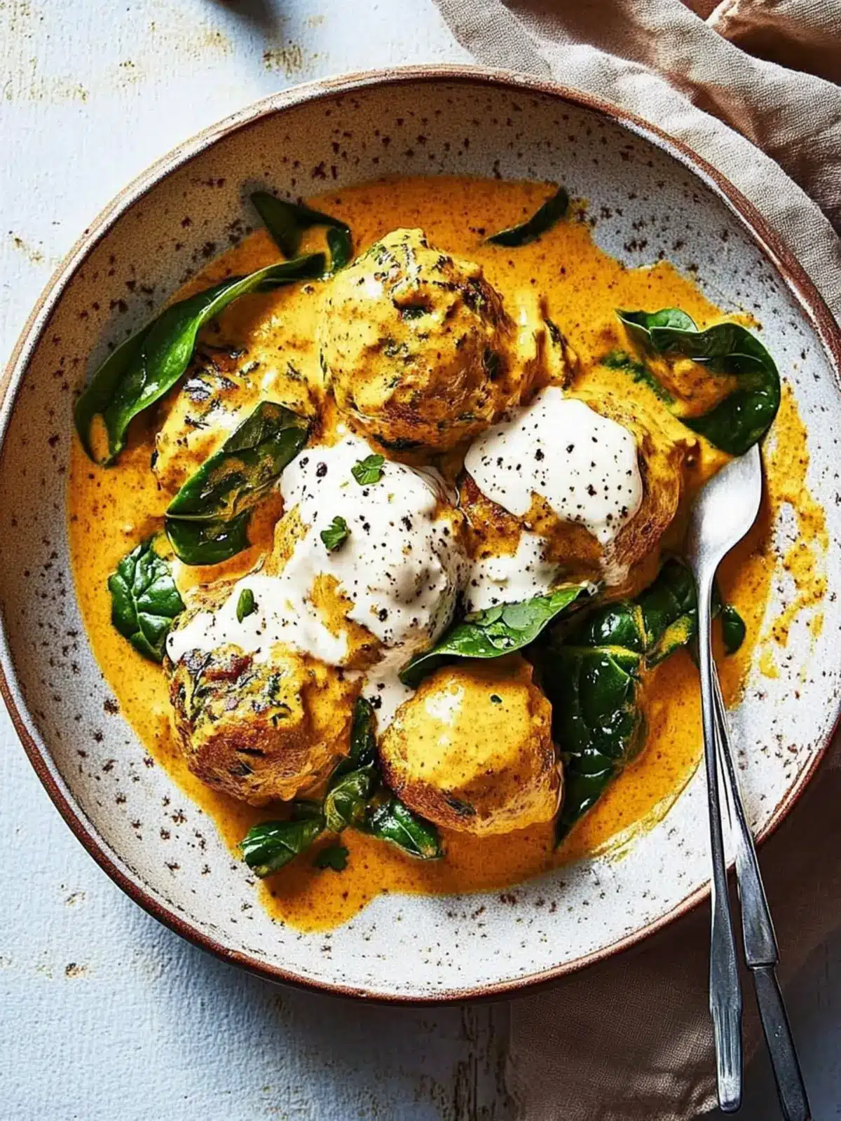 Delicious Falafel Curry with Spinach for a Cozy Night In 3 Falafel Curry with Spinach