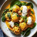 Falafel Curry with Spinach
