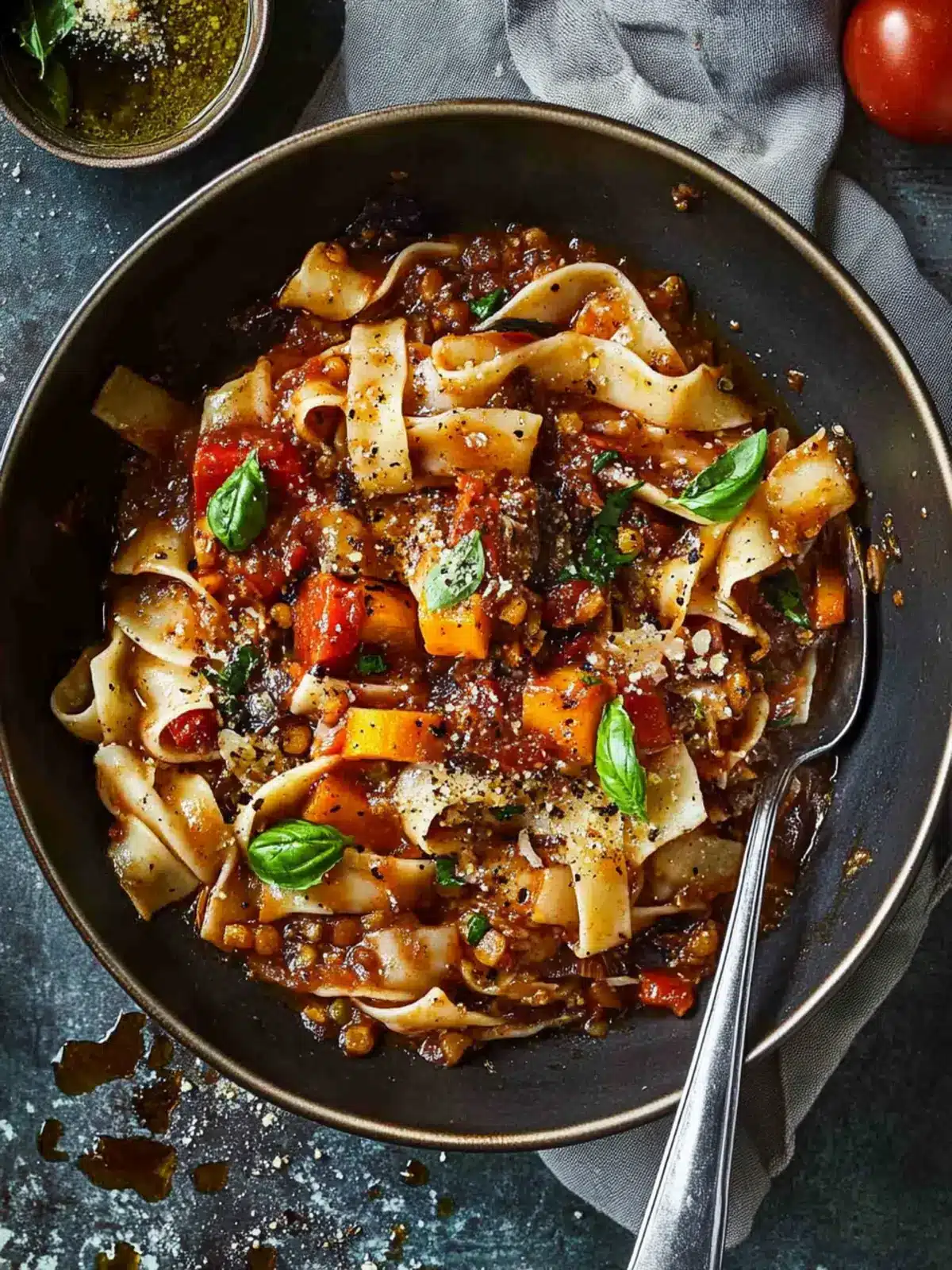 Charred Vegetable Ragù: A Flavor Packed Pasta Delight 3 Charred Vegetable Ragù