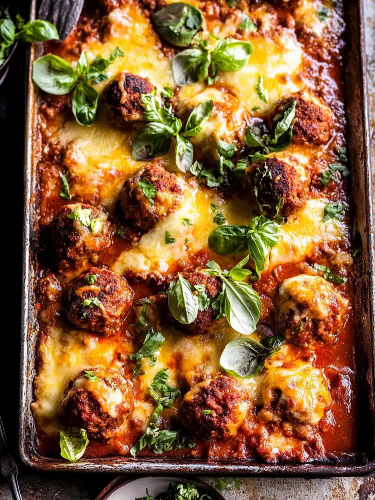 Sheet Pan Chili Cheese Meatballs for Easy Dinner Fun 5 Sheet Pan Chili Cheese Meatballs
