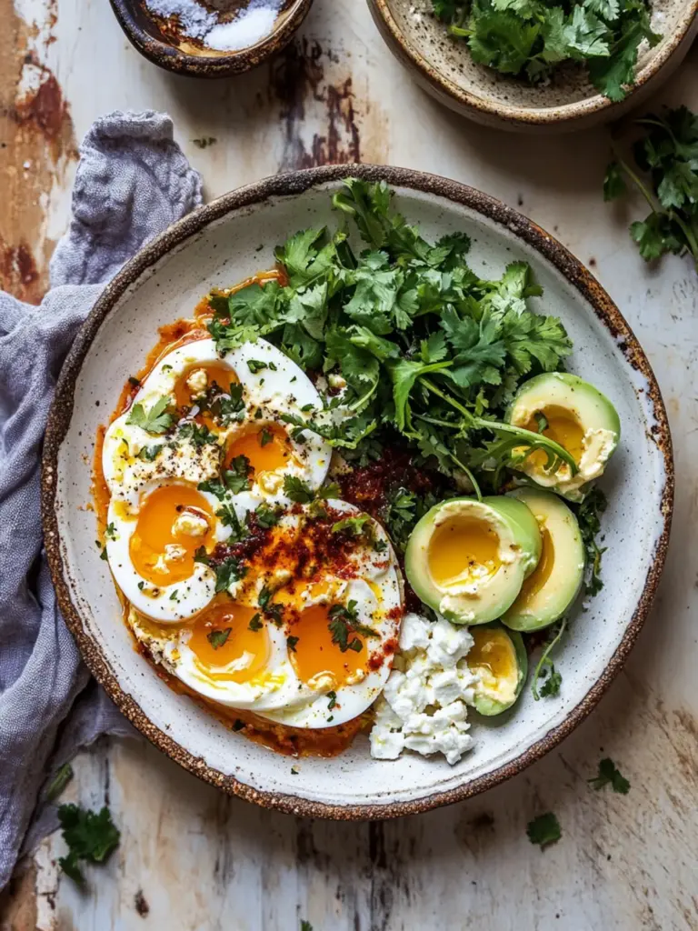 Turkish Eggs with Chile Butter and Whipped Feta