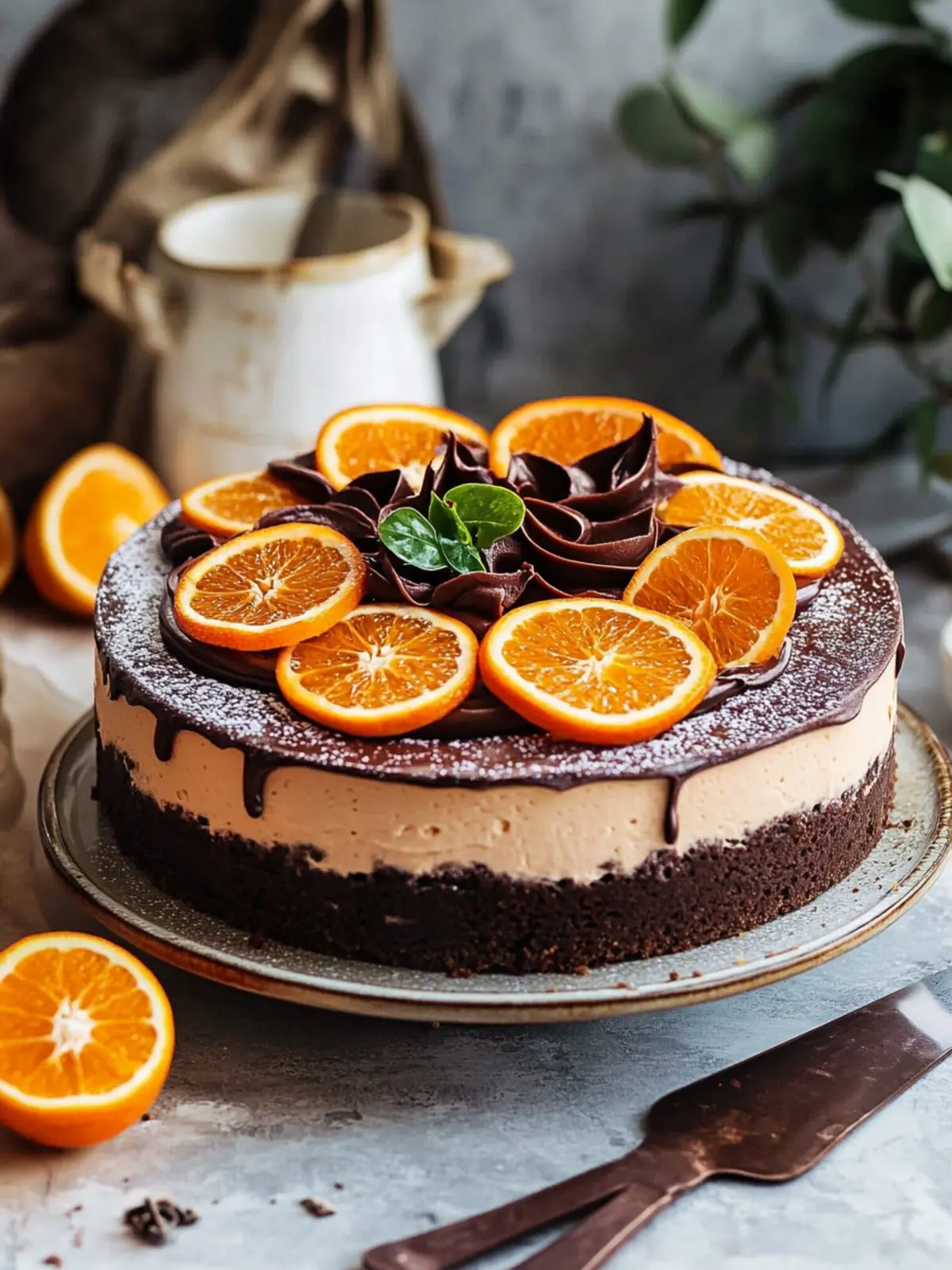Decadent Chocolate Orange Cheesecake You Can Make Ahead 5 Chocolate Orange Cheesecake