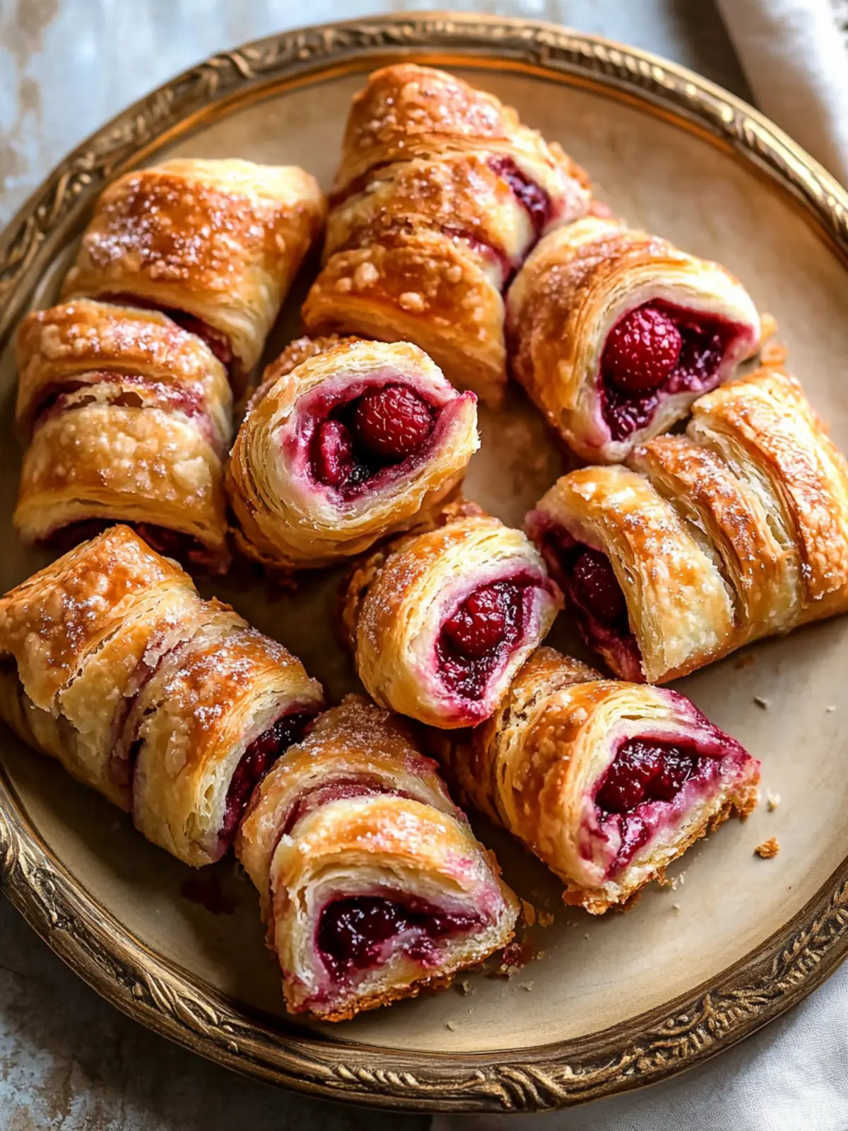 Classic Jewish Raspberry Rugelach