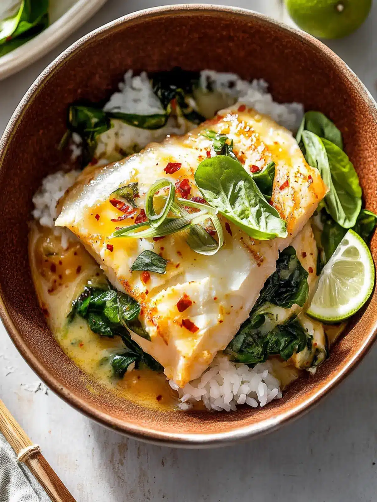 Thai-Inspired Coconut Poached Fish