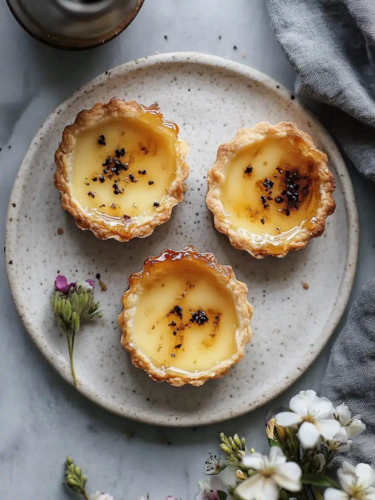 Chai Brulee Tartlets