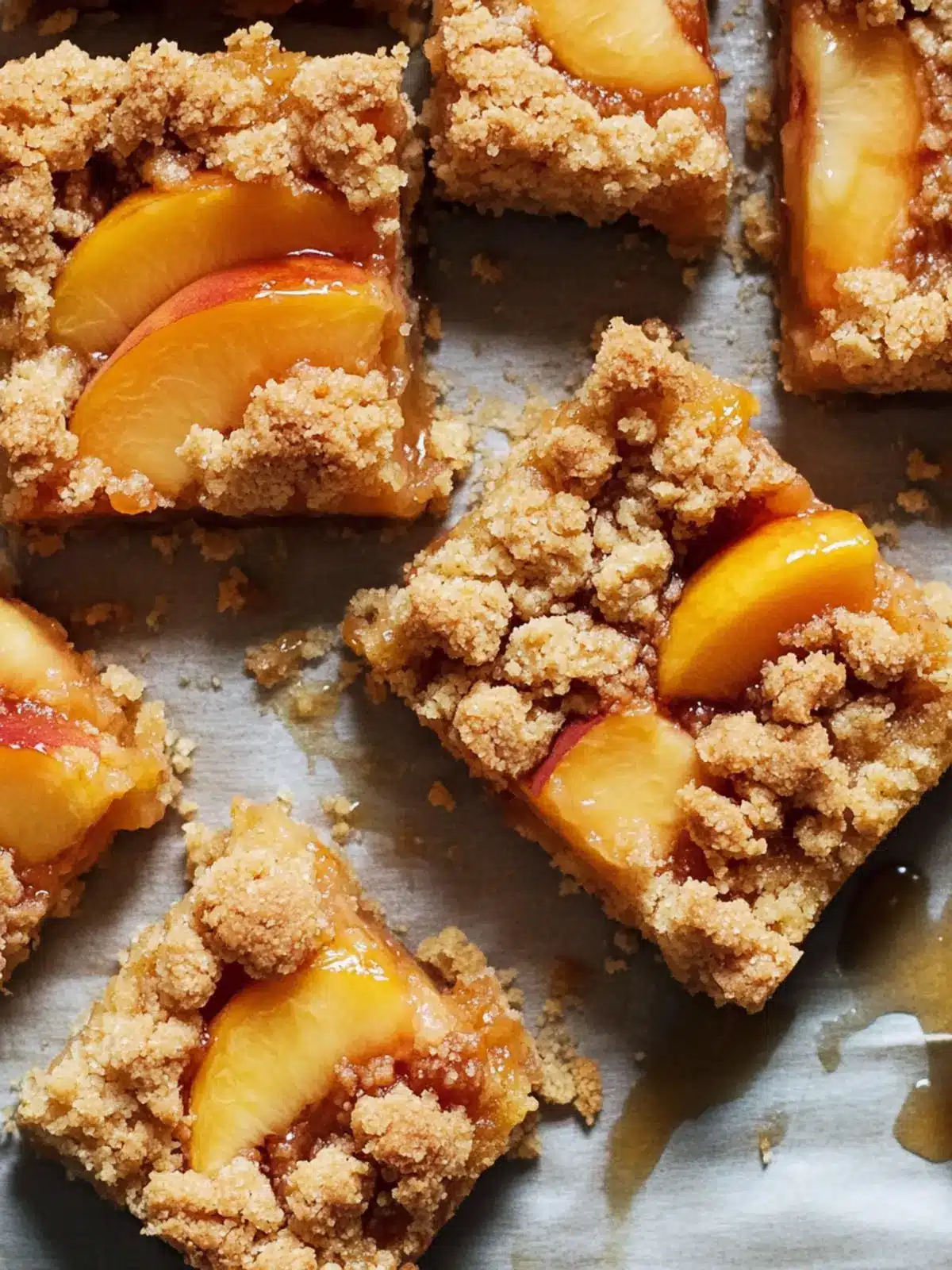 Delicious Peach Bars with Brown Butter Crumble Recipe to Savor 2 Peach Bars with Brown Butter Crumble