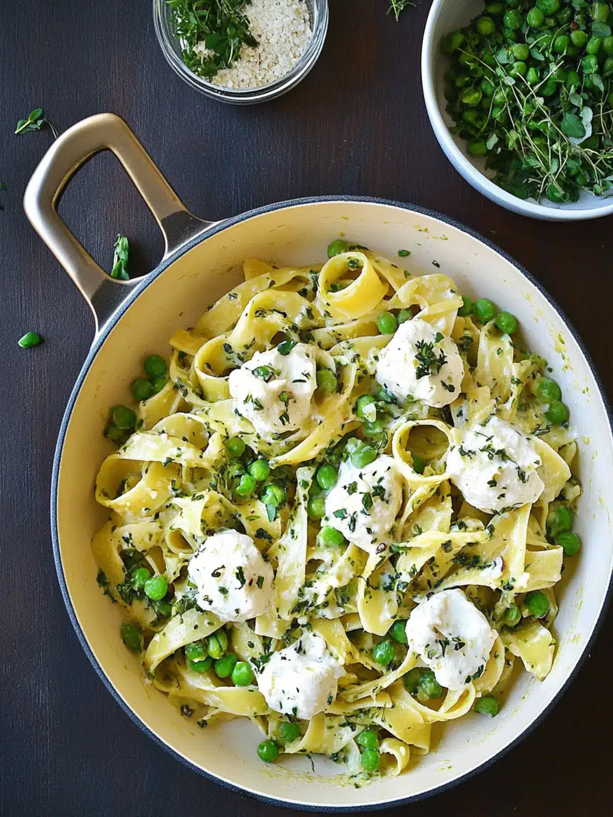 Spring Pea and Garden Herb Fettuccine for Fresh Flavor Lovers 2 Spring Pea and Garden Herb Fettuccine