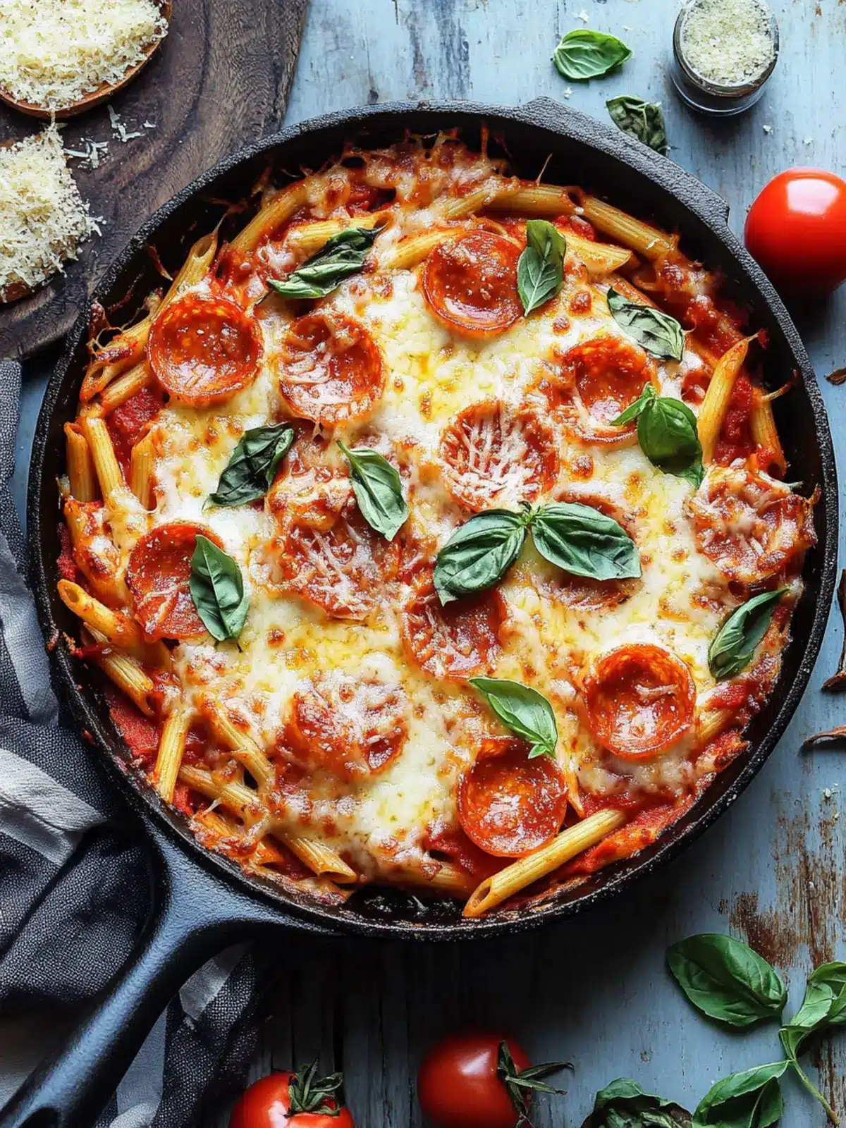 Skillet Pizza Penne
