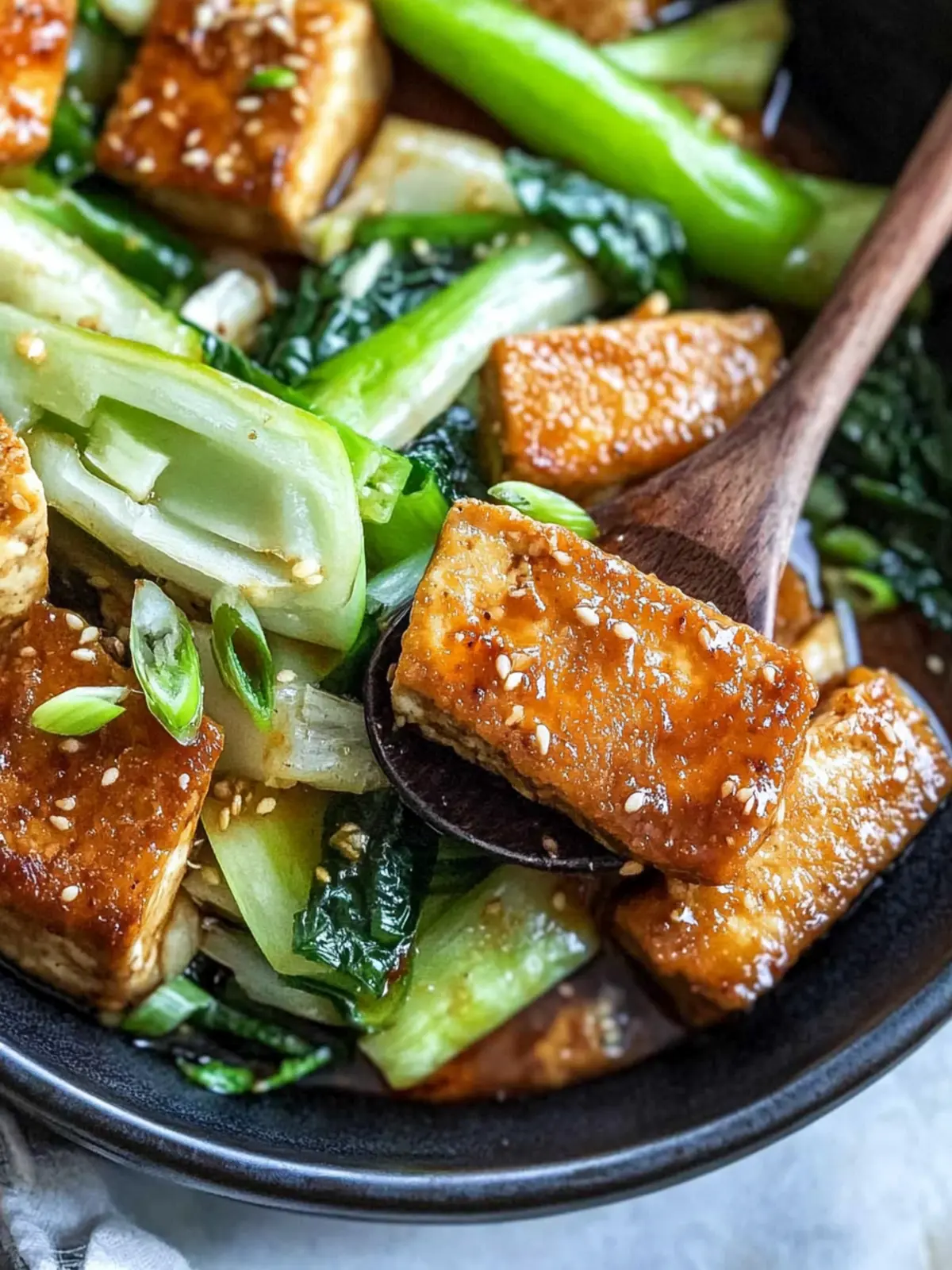 Spicy and Sweet Tofu with Bok Choy for Flavor Lovers 2 Spicy and Sweet Tofu