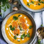 Creamy Tahini Carrot Soup