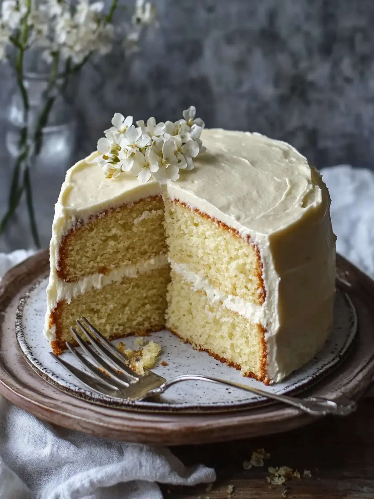 Brown Butter Vanilla Cake